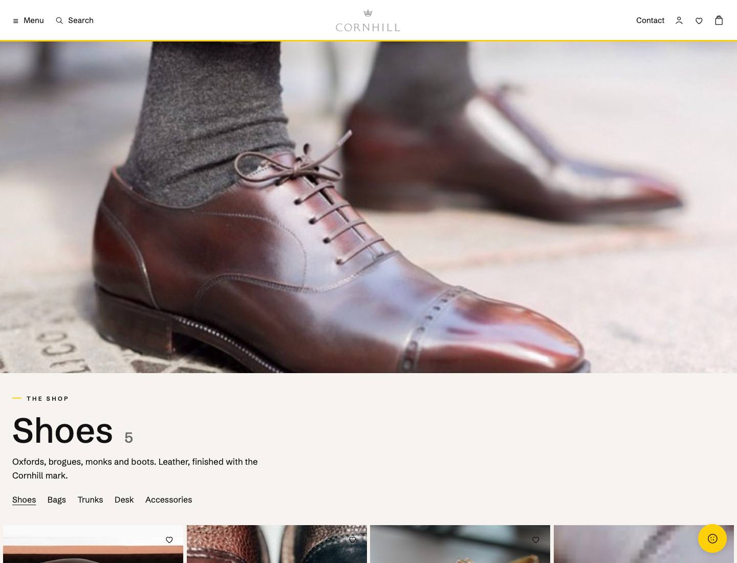 Cornhill Ltd, Shoes