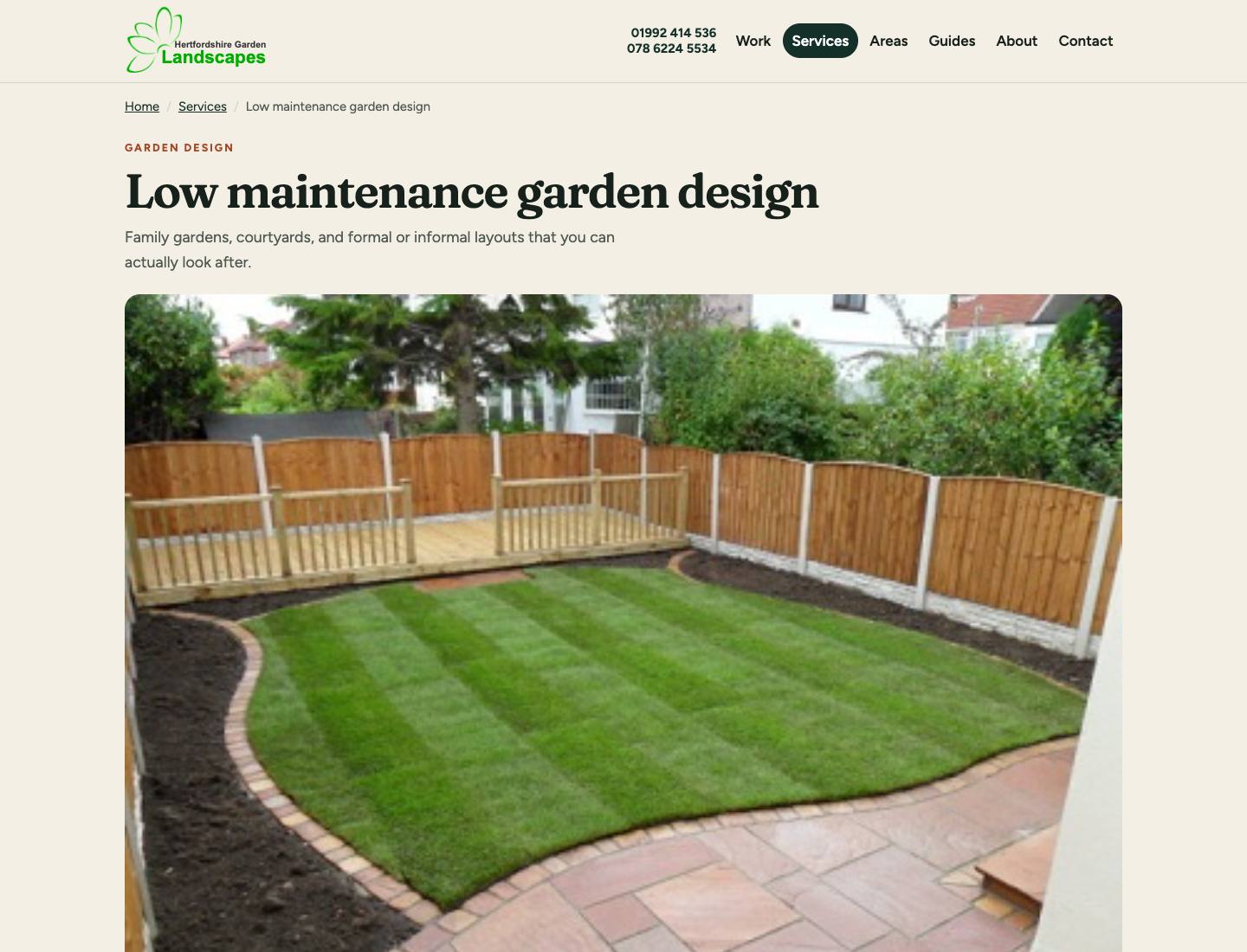 Hertfordshire Garden Landscapes, Garden design