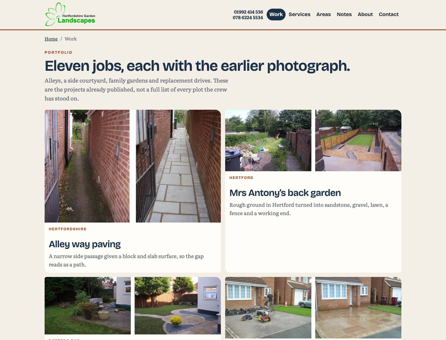 Hertfordshire Garden Landscapes, Photographs